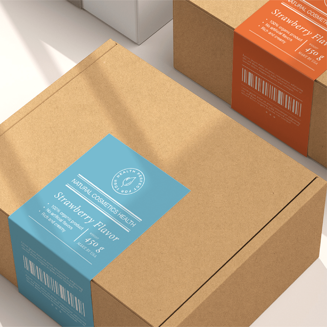 Holzfreies Papieretikett