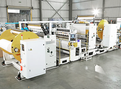 Klebeband Jumbo Roll -Produktionslinie