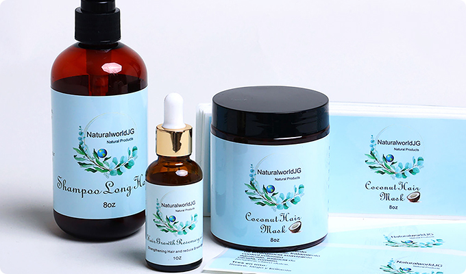 PE -Labelpapier in Shampoo -Verpackung
