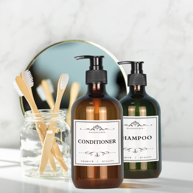 Glänzendes weißes PE -Label